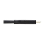 Tripp Lite U420-02M-RA USB-C Cable (M/M) - USB 3.2 Gen 1 (5 Gbps), Thunderbolt 3 Compatible, Right-Angle Plug, 2 m (6.6 ft.)