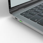 Lindy USB Type C Port Blocker Key - Pack of 4 Blockers, Green