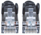 Intellinet Network Patch Cable, Cat7 Cable/Cat6A Plugs, 2m, Black, Copper, S/FTP, LSOH / LSZH, PVC, RJ45, Gold Plated Contacts, Snagless, Booted, Lifetime Warranty