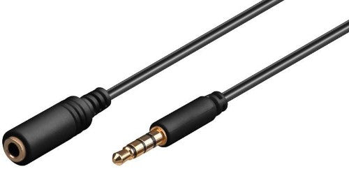 Microconnect IPOD001B audio cable 1.5 m 3.5mm Black