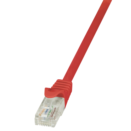 LogiLink 5m Cat.6 U/UTP networking cable Red Cat6 U/UTP (UTP)