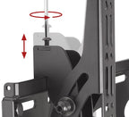 B-Tech Universal Flat Screen Ceiling Mount with Tilt (VESA 400) - 1m Ø50mm Pole