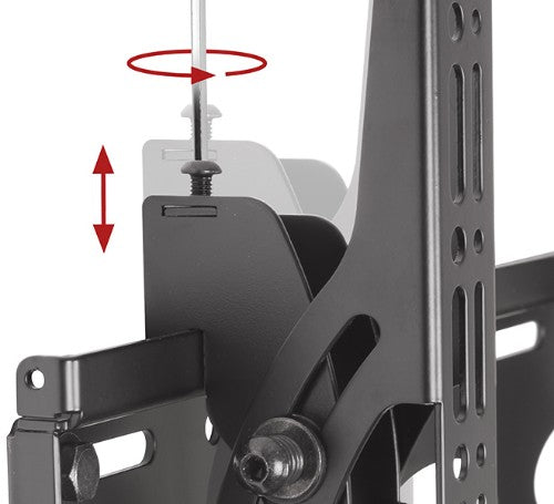 B-Tech Universal Flat Screen Ceiling Mount with Tilt (VESA 400) - 1.5m Ø50mm Pole