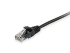 Equip Cat.6A U/UTP Patch Cable, 0.15m, Black
