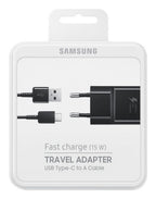 Samsung EP-TA20 Universal Black AC Fast charging Indoor, Outdoor
