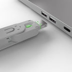 Lindy USB Type A Port Blocker Key, Green