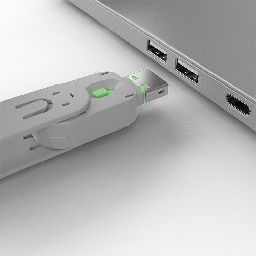 Lindy USB Type A Port Blocker Key, Green