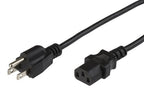 Microconnect PE110405 power cable Black 0.5 m Power plug type B C13 coupler