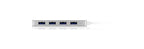 ICY BOX IB-HUB1425-C3 USB 3.2 Gen 1 (3.1 Gen 1) Type-C 5000 Mbit/s Silver
