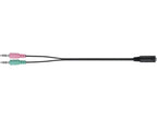 Sandberg MiniJack Headset with Line-Mic
