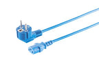 Microconnect MC-SCHUANGC13180B power cable Blue 1.8 m Power plug type E+F C13 coupler