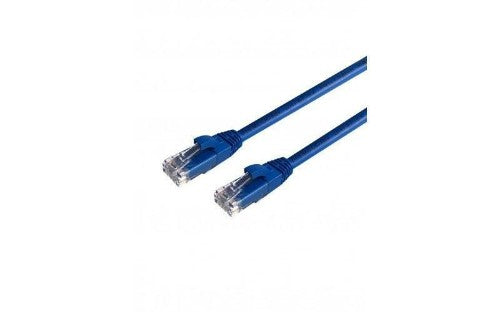 Mercodan UltraFlex Patchkabel KAT6 UTP, 20m, Blå, LSZH Halogenfri, AWG26, kobber, FLUKE testet networking cable Blue Cat6 U/UTP (UTP) Round