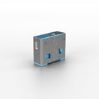 Lindy USB Port Blocker (without key) - Pack of 10, Colour Code: Blue