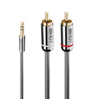Lindy 10m 3.5mm to Phono Audio Cable, Cromo Line