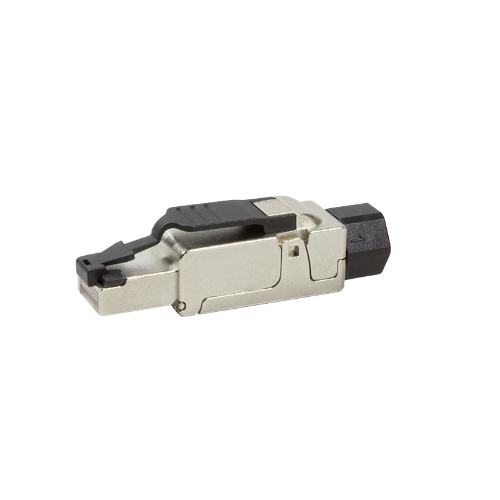 LogiLink MP0040 wire connector RJ-45 Black, Metallic