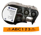 Brady M4C-750-595-OR-BK printer label Black, Orange Self-adhesive printer label