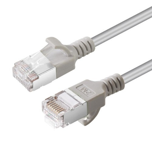 Microconnect V-FTP6A0015-SLIM networking cable Grey 0.15 m Cat6a U/FTP (STP)