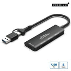 Microconnect UC0070-5G-USB-C-4IN1-C interface hub USB 3.2 Gen 2 (3.1 Gen 2) Type-C 5000 Mbit/s Silver