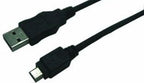 LogiLink CU0014 USB cable USB 2.0 1.8 m USB A Mini-USB B 0.48 Gbit/s Black