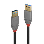 Lindy 3m USB 3.2 Type A Cable, 5Gbps, Anthra Line