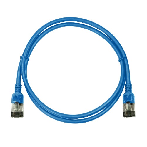 LogiLink CQ9026S networking cable Blue 0.5 m Cat6a U/FTP (STP)