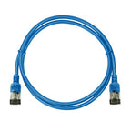 LogiLink CQ9026S networking cable Blue 0.5 m Cat6a U/FTP (STP)