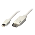 Lindy 3m Mini DisplayPort to DisplayPort Cable, White