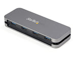 StarTech.com 4 Port USB 3.0 Hub - USB-A to 4x USB-A - SuperSpeed 5Gbps Portable USB 3.2 Gen 1 Type-A Hub - USB Bus Powered - Laptop/Desktop USB Hub with Long Cable 28cm & Cable Management