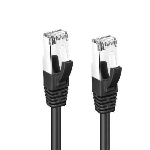 Microconnect MC-SFTP6A01S networking cable Black 1 m Cat6a S/FTP (S-STP) Round