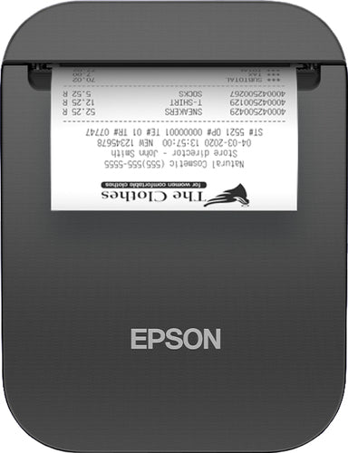 Epson TM-P80II (131): Mobile Receipt, Autocutter, Wi-Fi, USB-C, Black, WE/CEE