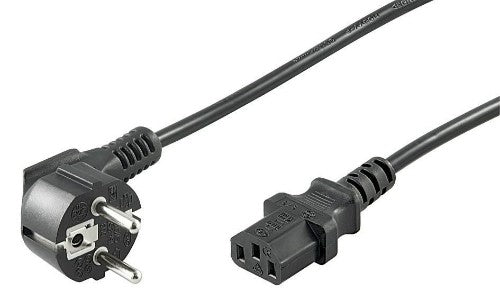 Microconnect PE010405 power cable Black 0.5 m Power plug type E+F C13 coupler