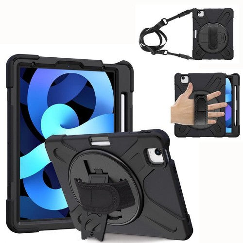 eSTUFF AUSTIN Defender Case for iPad Pro 11 2022/2020/2018/Air 5/4 10.9 - Black