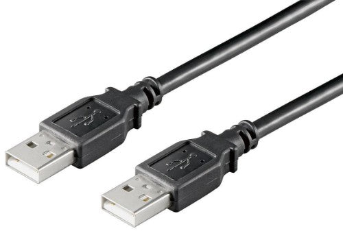 Microconnect USBAA1B USB cable USB 2.0 1 m USB A Black