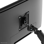 Neomounts DS70-250BL1 Monitor arm 17-35" - gas spring - Topfix - 180°-stop
