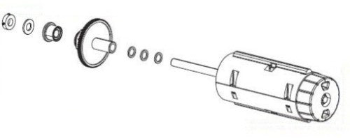 Zebra P1058930-046 printer/scanner spare part Spindle