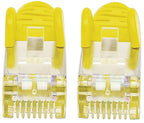 Intellinet Network Patch Cable, Cat6A, 0.5m, Yellow, Copper, S/FTP, LSOH / LSZH, PVC, RJ45, Gold Plated Contacts, Snagless, Booted, Lifetime Warranty