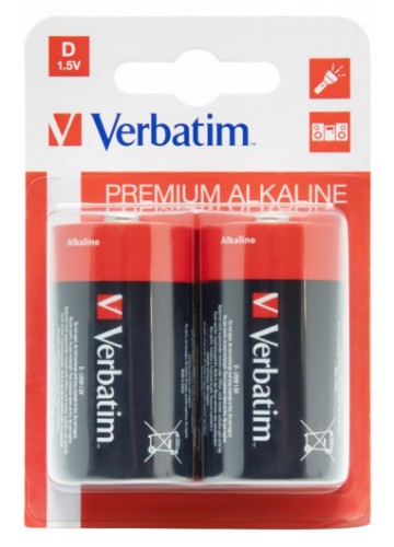 Verbatim D Alkaline Batteries