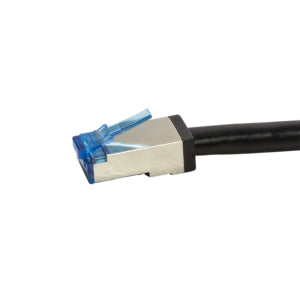 LogiLink CQ7033S networking cable Black 1 m Cat6a S/FTP (S-STP)