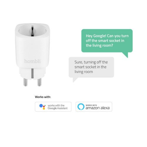 Hombli HBPP-0201 smart plug 3680 W Home White