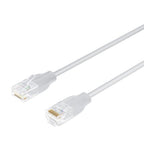 Lanview LightFlex CAT6 U/UTP 8M, White, TPE, Halogenfree networking cable