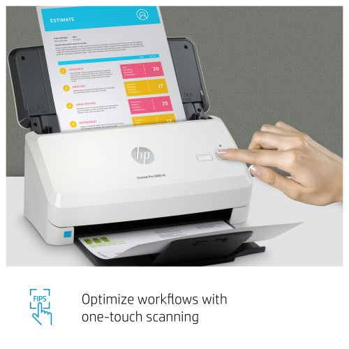 HP ScanJet Pro 3000 s4 Sheet-fed scanner 600 x 600 DPI A4 Black, White