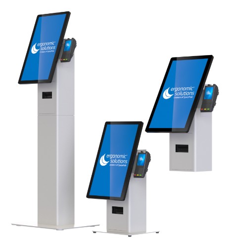 Ergonomic Solutions SpacePole Kiosk SpacePole Mini Kiosk Countertop
