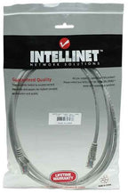 Intellinet Network Patch Cable, Cat5e, 15m, Grey, CCA, U/UTP, PVC, RJ45, Gold Plated Contacts, Snagless, Booted, Lifetime Warranty