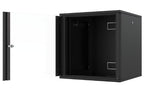 Lanview RWF12U66BL rack cabinet 12U Wall mounted rack Black