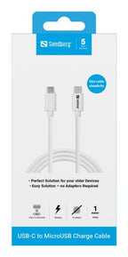 Sandberg USB-C>MicroUSB Charge Cable 1m
