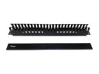 Equip 19" Rack Mount Cable Management Panel, Black