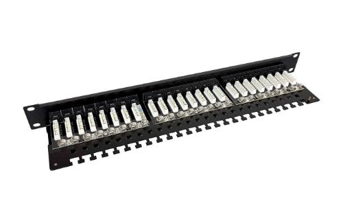Lanview LVR-CAT6A-UTP-LSA computer case Black
