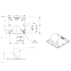 RAM Mounts 100x100mm VESA Plate with Ball
