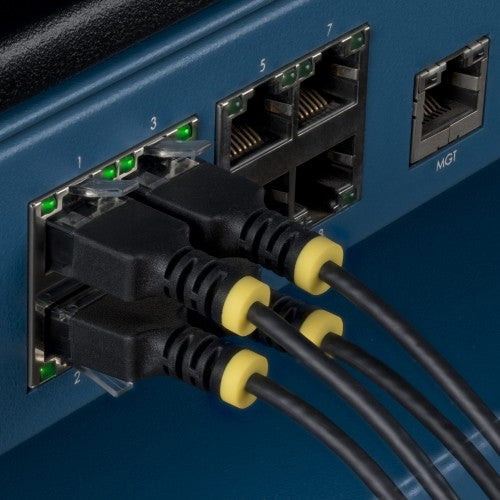 StarTech.com 2m Black Ultra Slim Cat6A Ethernet Cable, UTP, Pure Bare Copper Wire, 34AWG Slim RJ45 Network Patch Cord, Individually Tested