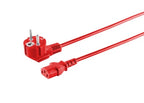 Microconnect MC-SCHUANGC13180R power cable Red 1.8 m Power plug type E+F C13 coupler